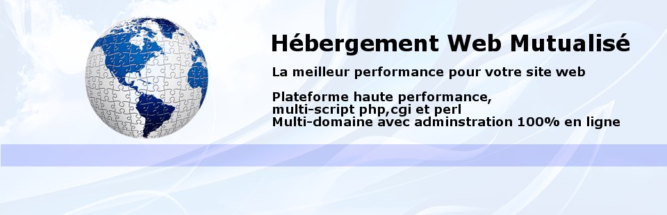 hébergemnt web mutualisé